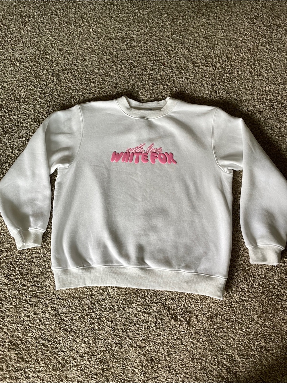 White fox crewneck